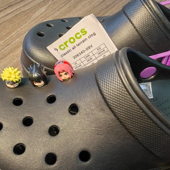 Custom Naruto Shippuden Meme Clog Shoes- DIY modification based on Crocs